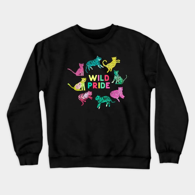 Wild Tigers Pride Crewneck Sweatshirt by ninoladesign